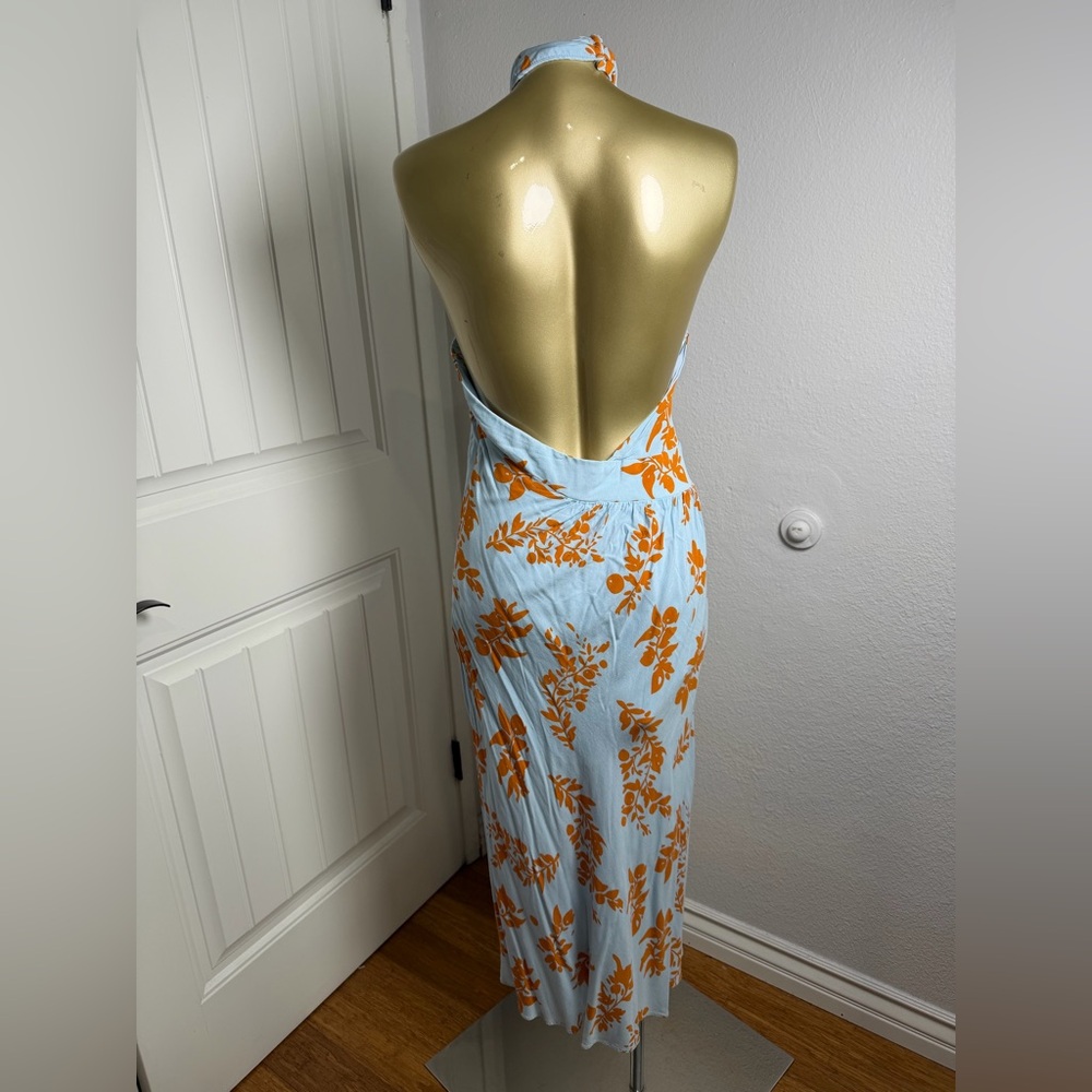 HELLO MOLLY LEAVE ME LOVING YOU MIDI DRESS BLUE 6 - Picture 3 of 11